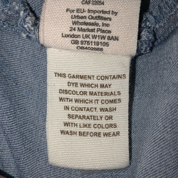 Free People Chambray Tencel Swing Denim Jacket,Size-Small - Picture 7 of 9